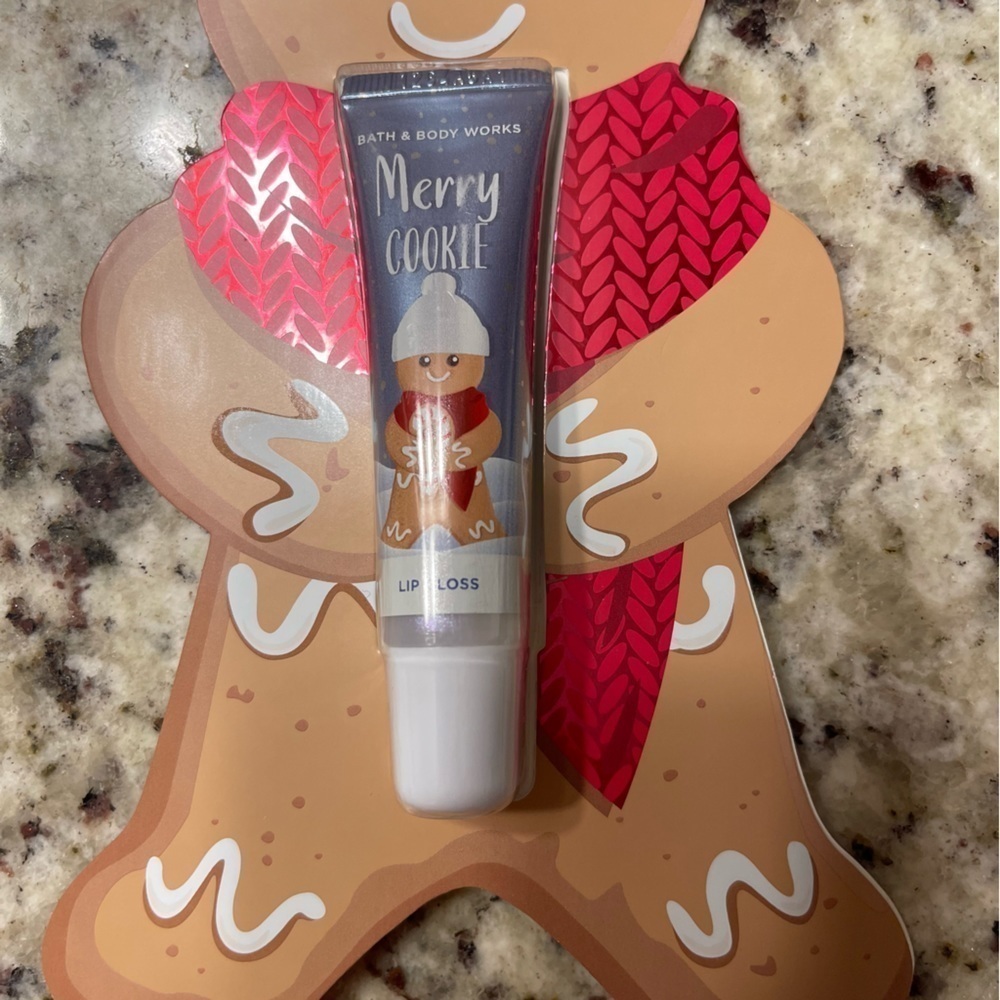 🆕 Bath & Body Works | Merry Cookie Lipgloss Stocking Stuffer | 14mL - Picture 2 of 3